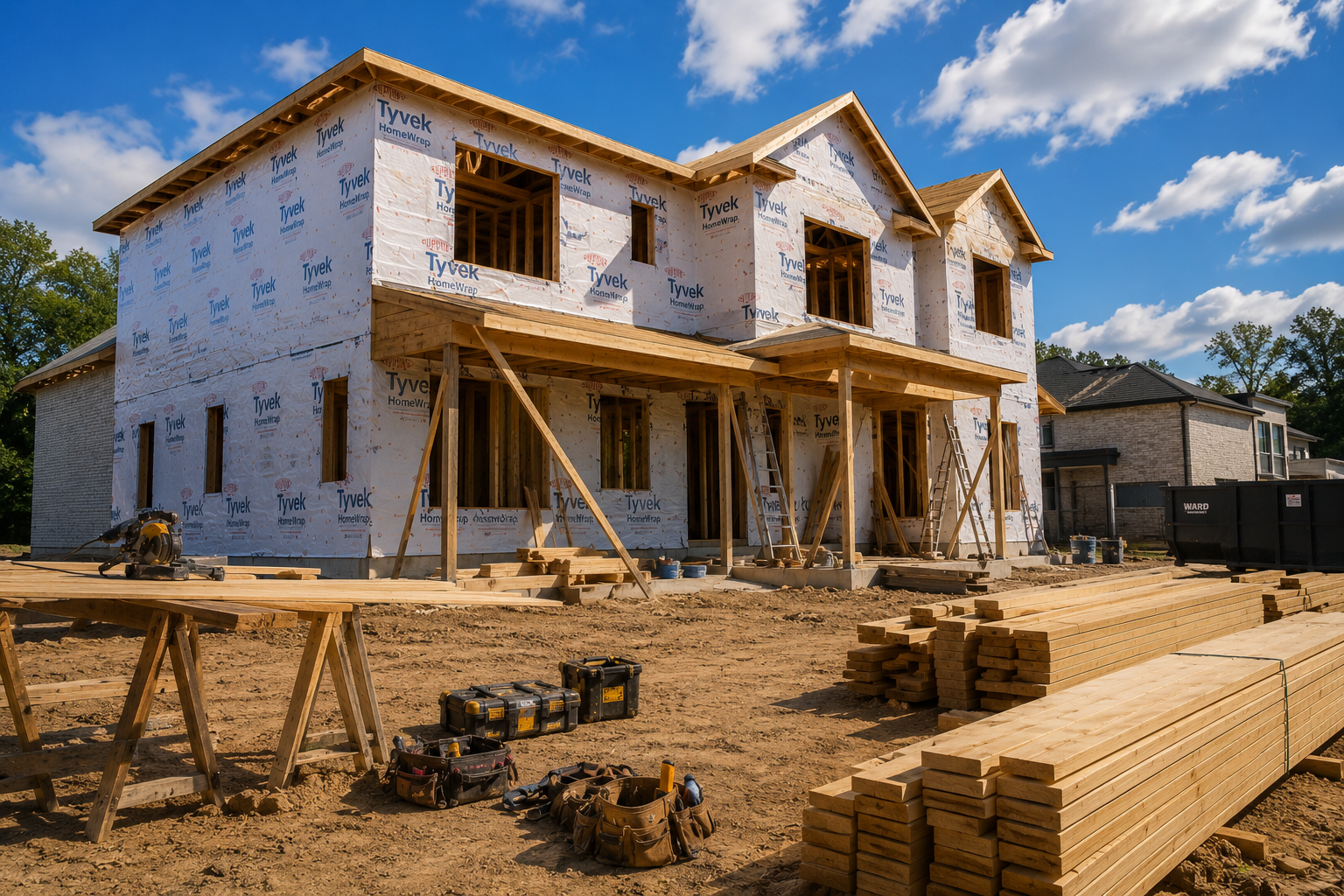 Large commercial and multifamily construction project