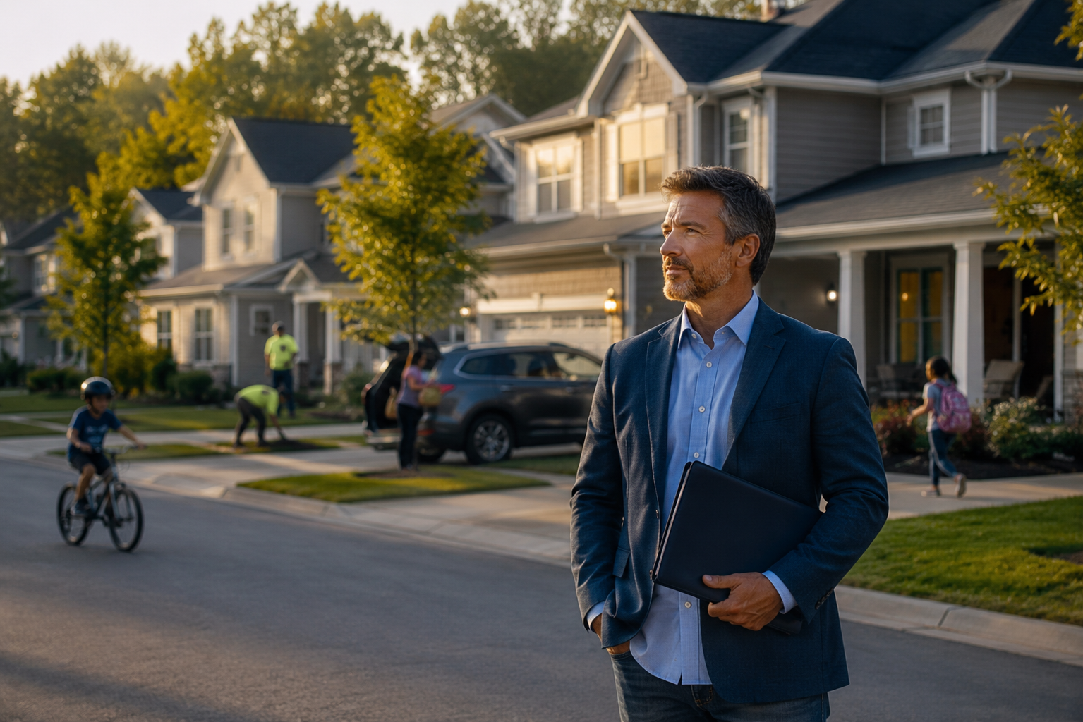 Modern single-family rental property